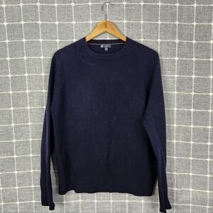 J. Crew Wool Navy Crewneck Sweater